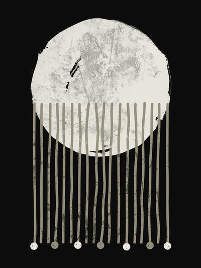 Textured Moon Strands by Ema Paraschiv