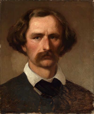 Portrait of the Painter Carl Friedrich Lessing by Emanuel Gottlieb Leutze