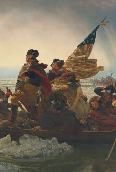 Washington Crossing the Delaware River, 25th December 1776 by Emanuel Gottlieb Leutze