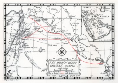 Caravan, Courier and Pilgrim Routes in the Syrian Desert by Emery Walker