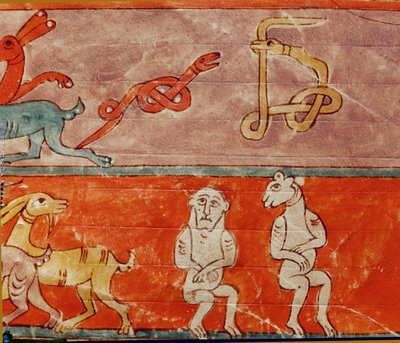 Animals inside the Ark by Emeterio the Monk and Nun