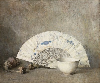 The Fan, c.1919 by Emil Carlsen