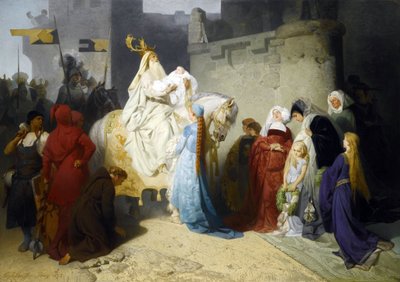 Merlin Presenting the Future King Arthur by Emil Johann Lauffer