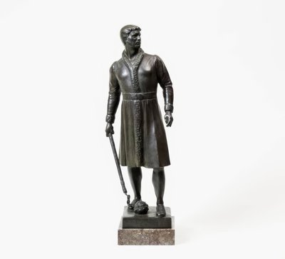 Warrior with Morning Star by Emil Jungblut