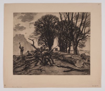 The Trees are Felled on the Rampart by Emil Krause