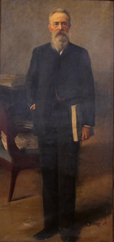 Portrait of the Composer Nikolai Rimsky-Korsakov by Emil Oskarovich Wisel