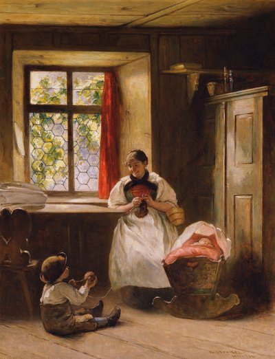 The Collaborator (Farmhouse Parlor) by Emil Strecker