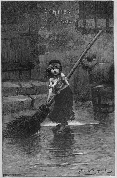 Cosette, illustration from 