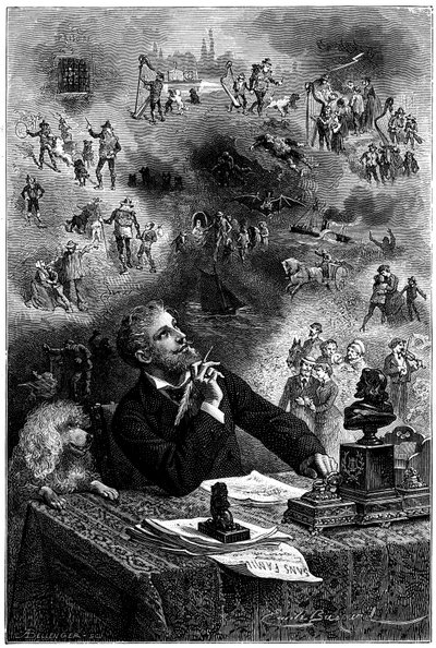 Frontispiece by Emile Bayard for the Hetzel 1880 edition of Hector Malot