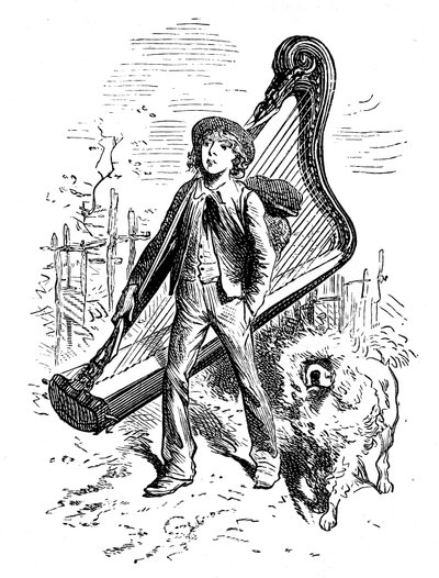 Illustration by Emile Bayard for Hector Malot