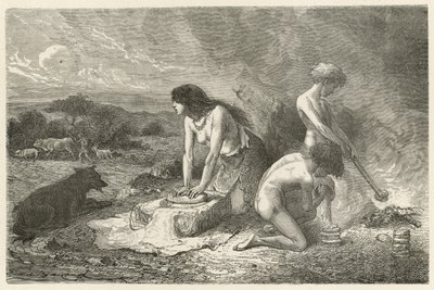 The Art of Making Bread in the Stone Age by Emile Antoine Bayard