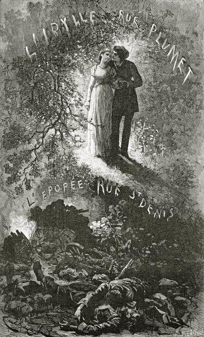Marius and Cosette by Emile Antoine Bayard