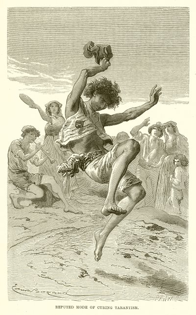 Reputed Mode of Curing Tarantism by Emile Antoine Bayard