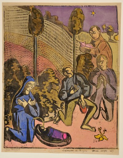 The Adoration of the Shepherds by Emile Bernard