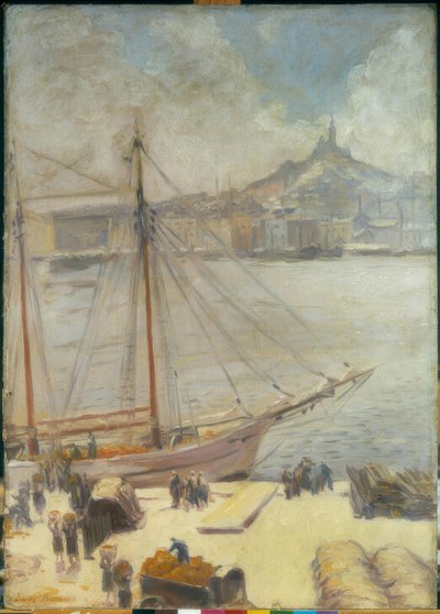 Marseille, the Quay by Emile Bernard