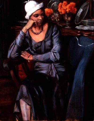Negress with a Cloche Hat by Emile Bernard