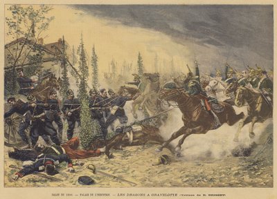 The Dragoons at Gravelotte by Emile Brisset