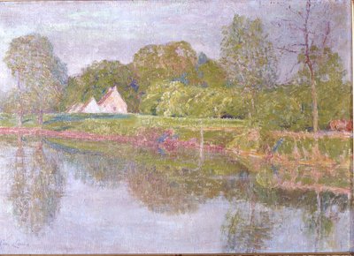 Landscape on the Lys, One Morning in May by Emile Claus