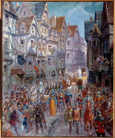 Joan of Arc is Led to Torture by Emile Deshays
