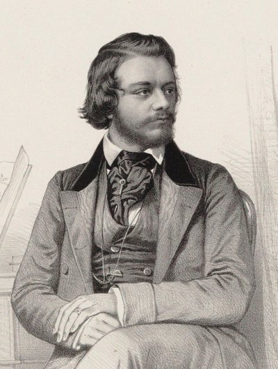 Portrait of the Pianist and Composer Theodor Leschetizky by Emile Desmaisons
