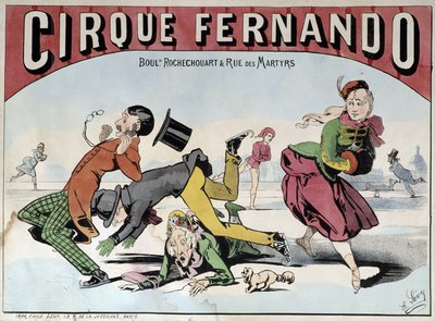 Cirque Fernando - Poster by Lévy, late 19th century by Emile Levy
