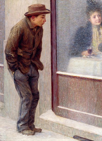 Reflections of a Hungry Man or Social Contrasts by Emilio Longoni