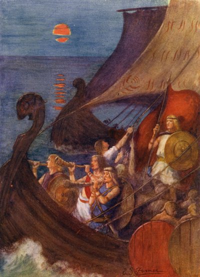 Through the drifting mist the war-horns rang by Emily Farmer