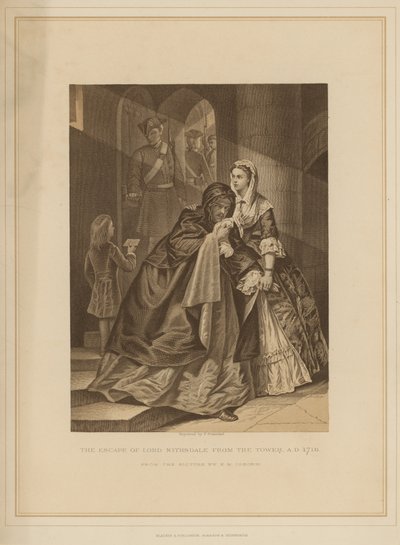 The Escape of Lord Nithsdale from the Tower of London by Emily Mary Osborn