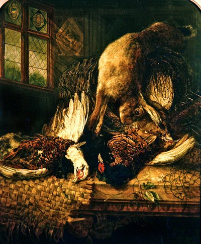 Still Life with Pheasants and Hare, c.1860 by Emily Stannard
