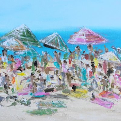 Vibrant Beach Day by Emma Bell