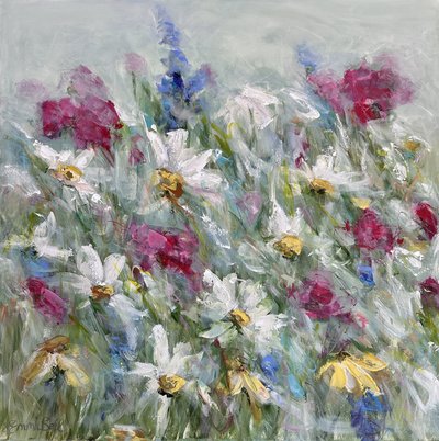 Vibrant Summer Meadow by Emma Bell
