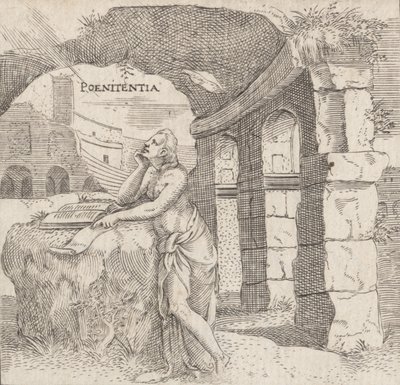 Penitence Poenitentia by Enea Vico