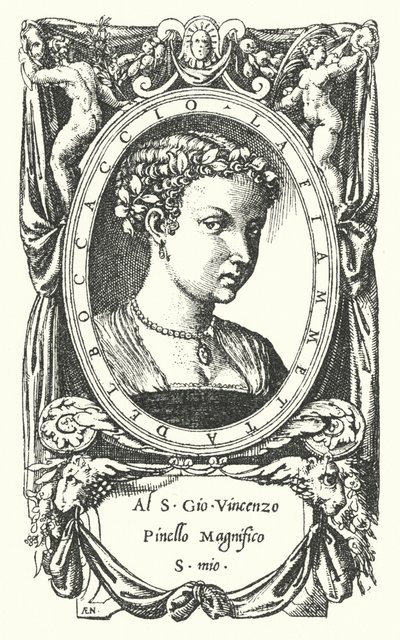 The Lady Fiammetta, subject of Giovanni Boccaccio