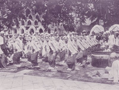 A Burmese Dance by English Photographer