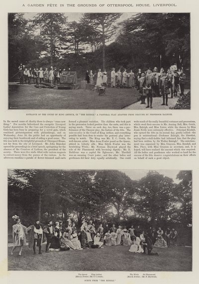 A Garden Fete in the Grounds of Otterspool House, Liverpool by English Photographer