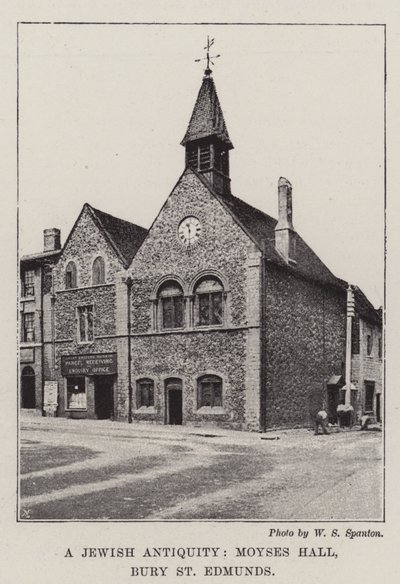 A Jewish Antiquity, Moyses Hall, Bury St Edmunds by English Photographer