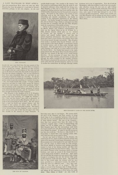 A Lady Traveller in West Africa by English Photographer