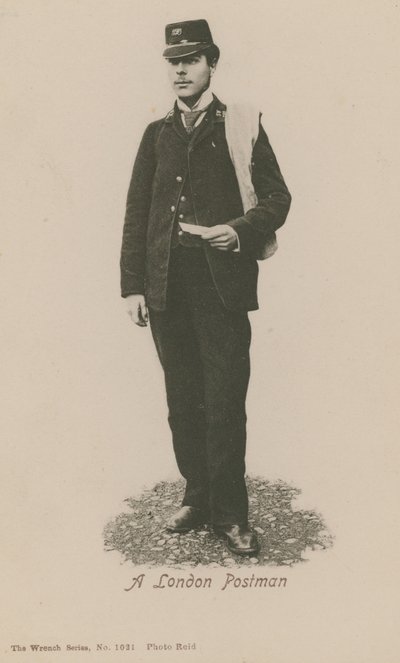 A London Postman by English Photographer