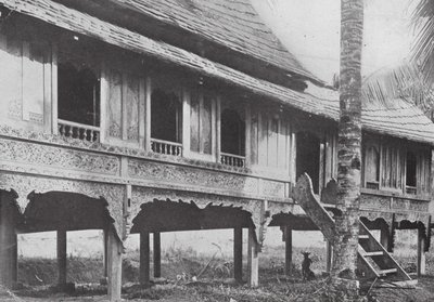 A Malay House in Sungei Ujong by English Photographer
