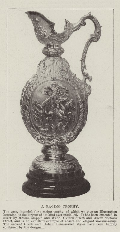 A Racing Trophy by English Photographer