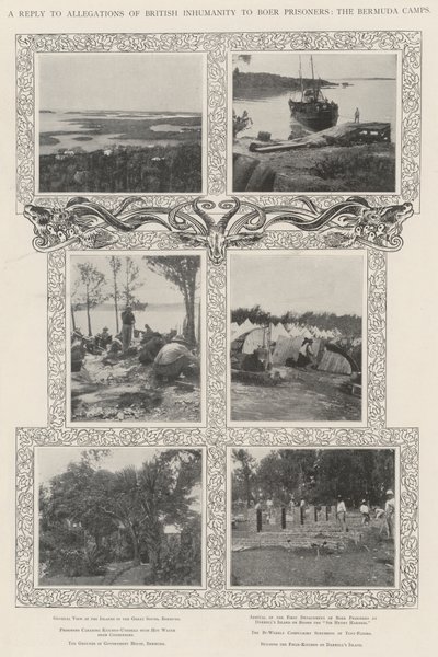 A Reply to Allegations of British Inhumanity to Boer Prisoners, the Bermuda Camps by English Photographer