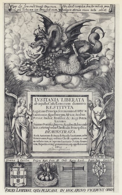 A de Sousa de Macedo, Lusitania liberata, R Heron 1645 by English Photographer