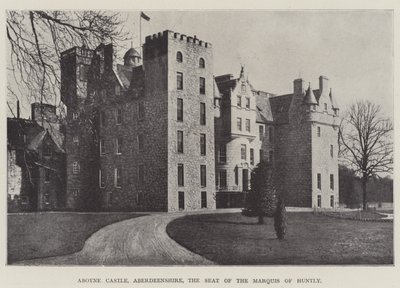 Aboyne Castle, Aberdeenshire, the Seat of the Marquis of Huntly by English Photographer