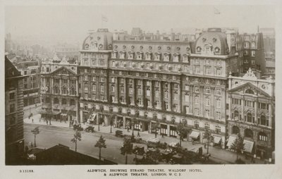 Aldwych, Strand Theatre, Waldorf Hotel, Aldwych Theatre, London by English Photographer
