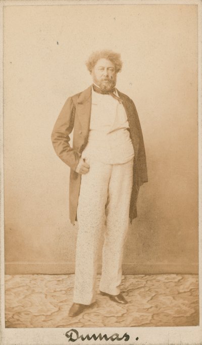 Alexandre Dumas by English Photographer
