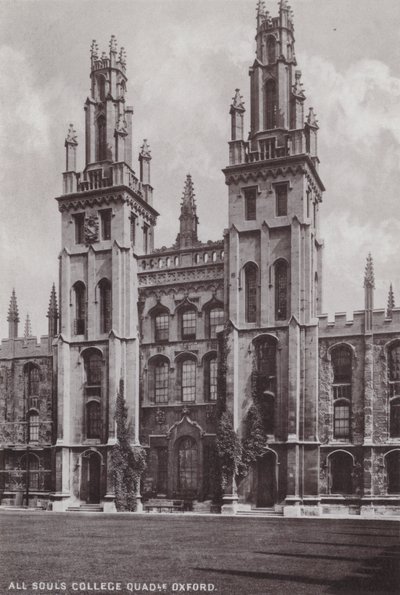 All Souls College Quadrangle, Oxford by English Photographer