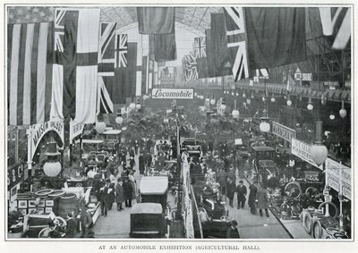 At an Automobile Exhibition (Agricultural Hall) by English Photographer
