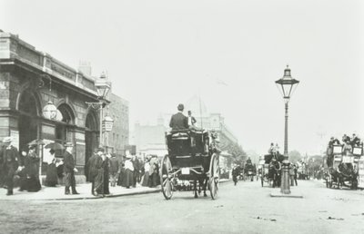 Baker Street Station, Marylebone Road, Westminster LB: looking east by Baker Street, 1895 by English Photographer