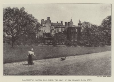 Balnagowan Castle, Ross-Shire, the Seat of Sir Charles Ross, Baronet by English Photographer