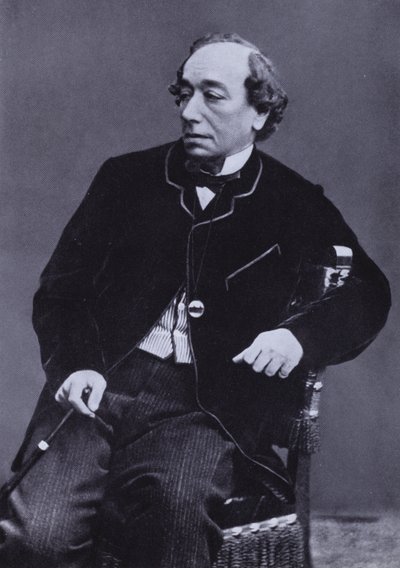 Benjamin Disraeli, Earl of Beaconsfield, British Conservative politician and Prime Minister by English Photographer